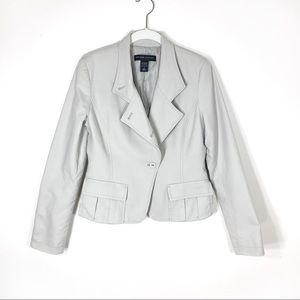 New York & Company Stretch blazer jacket khaki 2